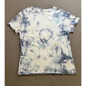 Zadig & Voltaire White and Blue Short Sleeve Tee